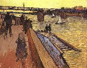 Vincent Van Gogh The Bridge at Trinquetaille France oil painting artist